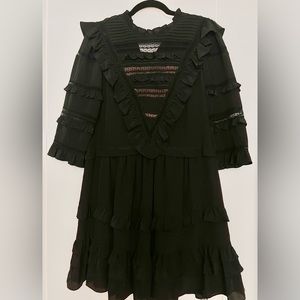 Rebecca Taylor brand new mini ruffle dress